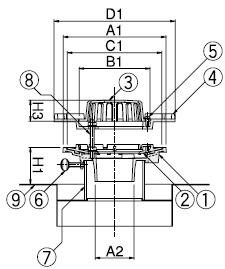 SV1F+DW断面図