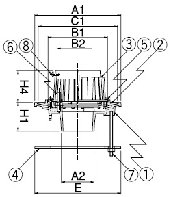 SV1P+ALC断面図