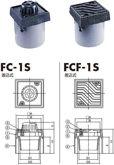 フロアードレン FC-１S・FCF-１S 